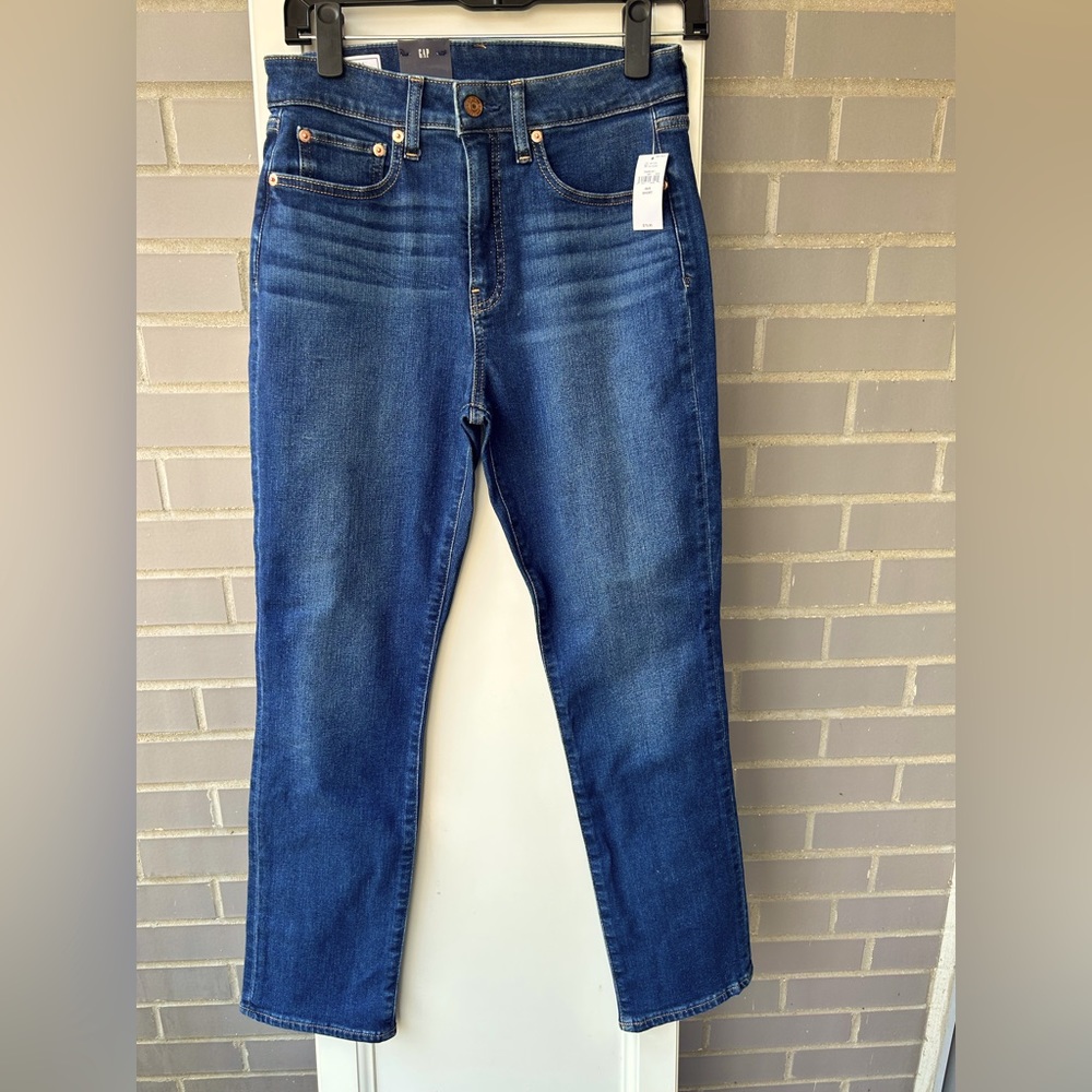 Gap jeans. Classic straight high rise